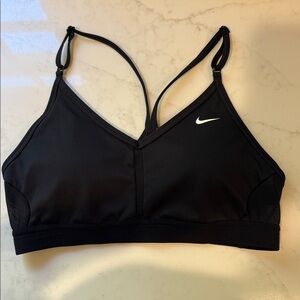Nike Black Racerback  Sports Bra, M